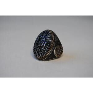 Noir Eclipse Pavé Ring